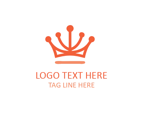 Vintage Crest Crown Emblem Logo for Heritage Brands