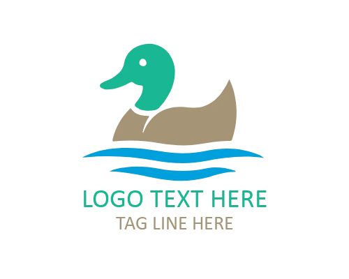 Vintage Duck Badge Logo for Classic Brands