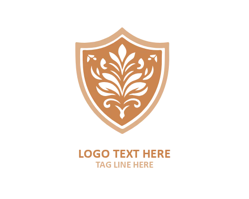 Vintage Elegant Classic Shield Logo