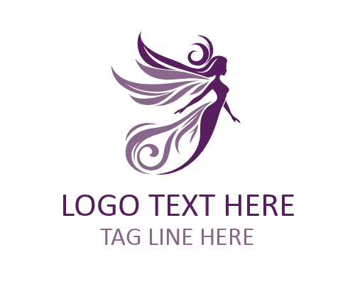 Vintage Fairy Logo for Elegant Fantasy Branding