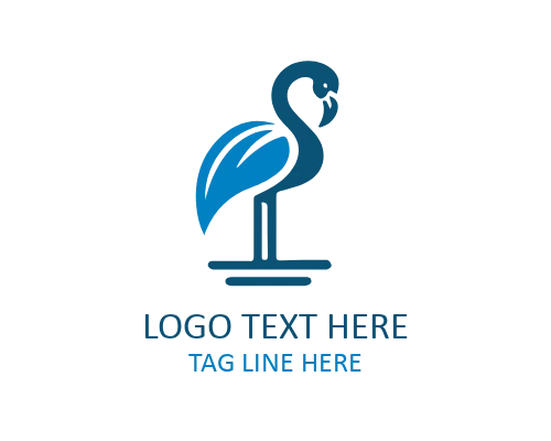 Vintage Flamingo Logo