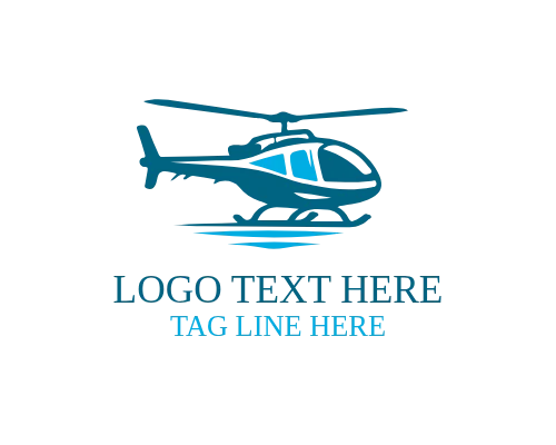 Vintage Helicopter Logo