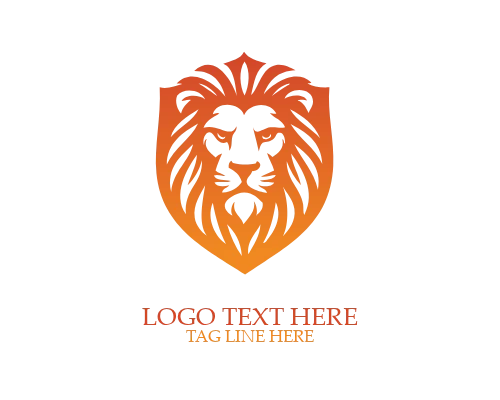 Vintage Lion Crest Logo
