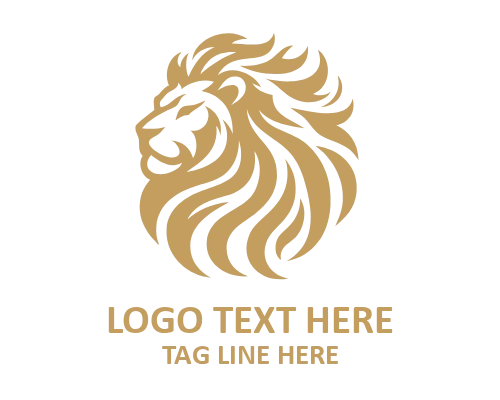 Vintage Lion Crown Logo