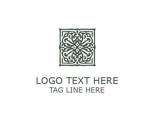  Vintage Ornamental Frame Logo
