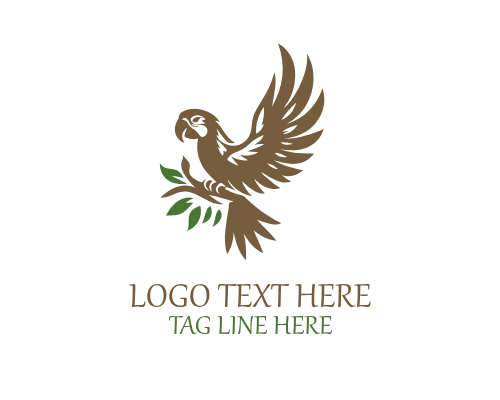  Vintage Parrot Logo for Retro, Heritage, and Classic Brands