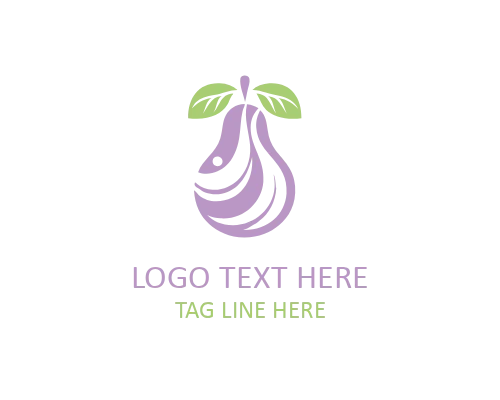 Vintage Pear Farm Logo for Agriculture