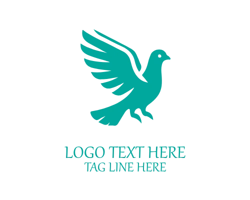 Vintage Pigeon Emblem Logo for Retro and Heritage Brands