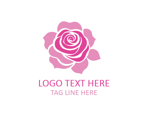 Vintage Rose Emblem Logo