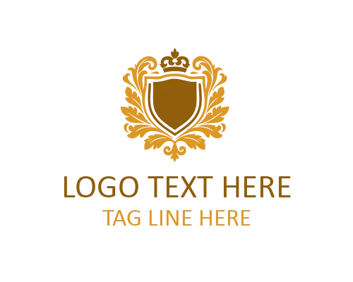 Vintage Royal Shield Logo