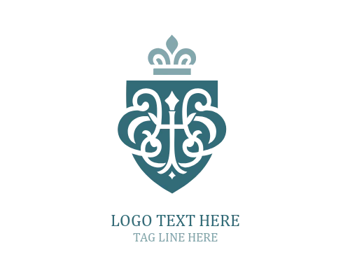 Vintage Royal Shield Logo