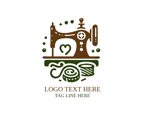 Vintage Sewing Logo