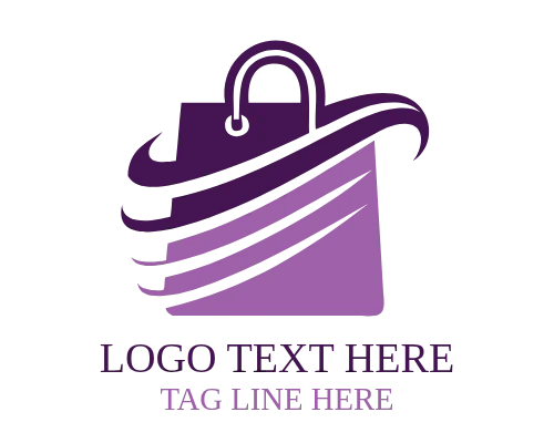  Vintage Shopping Bag Logo