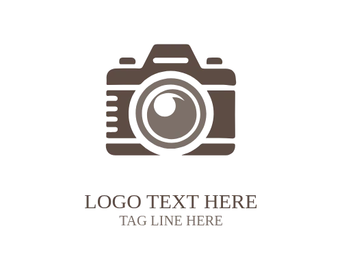 Vintage Style Camera Logo