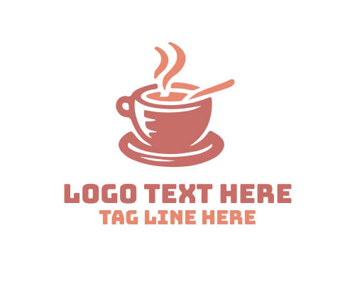 Vintage Style Coffee Cup Logo
