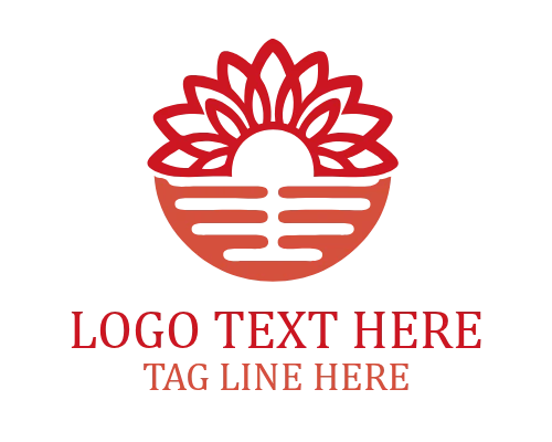 Vintage Sunflower Logo