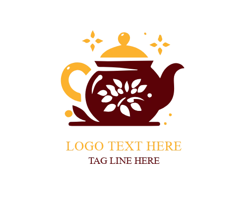 Vintage Teapot Emblem Logo for Artisan and Retro Brands