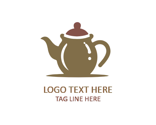 Vintage Teapot Logo for Artisan Cafes, Retro Tea, and Classic Brands