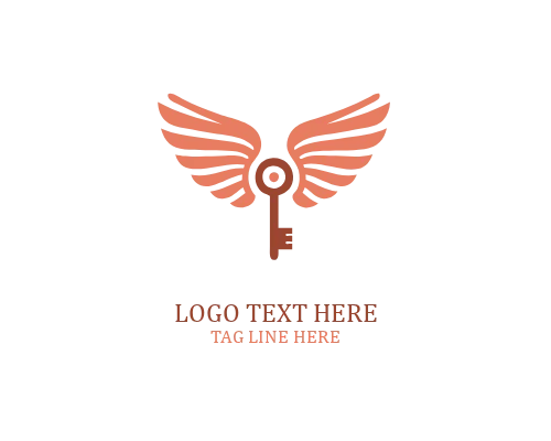  Vintage Wings Key Logo