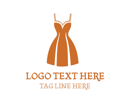  Vintage Women Dress Logo