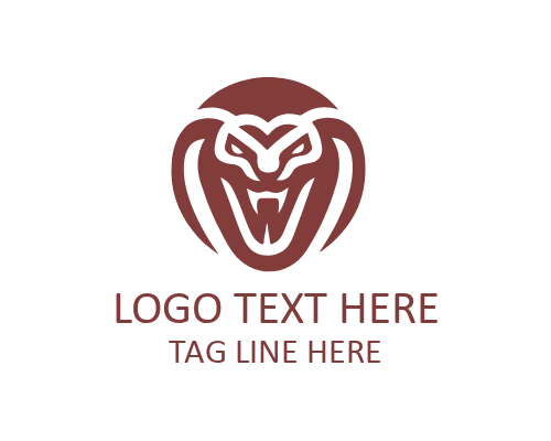 Viper Snake Head Fierce Logo