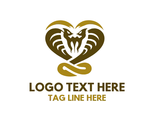 Viper Snake Mascot Aggressive Logo