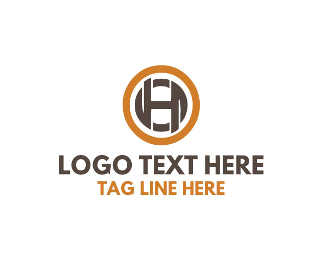 Circle Letter H Logo