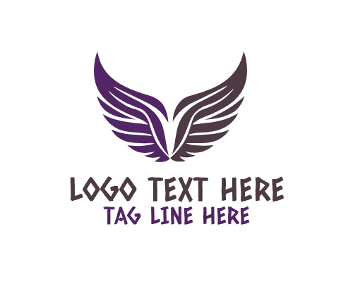 Visionary Brand Wings Logo
