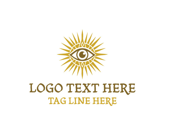 Visionary Sun Eye Logo