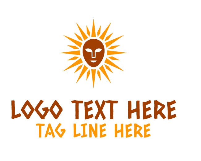  Visionary Sun Face Logo