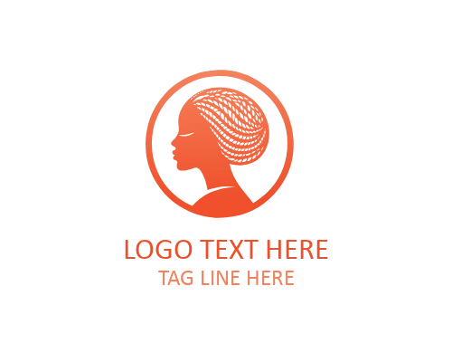 Vital Presence African Woman Logo