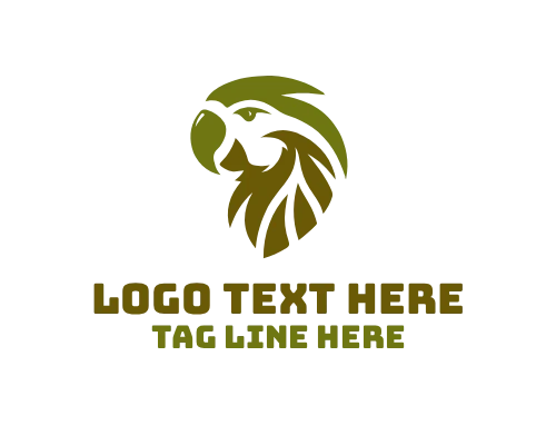 Voice and Audio Parrot Logo Design