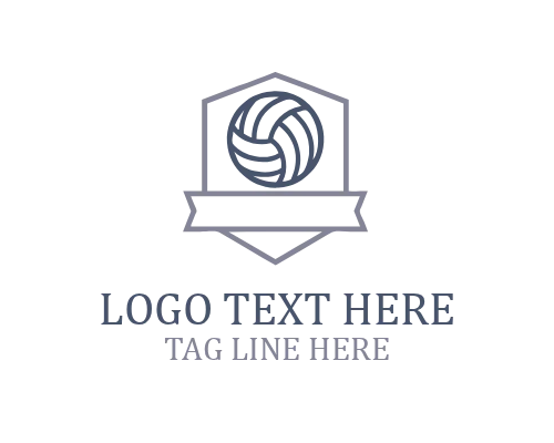 Volleyball Burst Logo