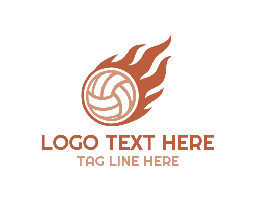 Volleyball modern Logo
