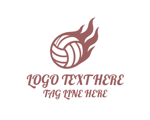 Volleyball Shield Logo
