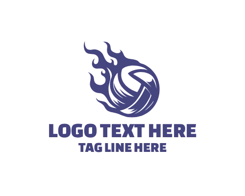  Volleyball Speed Logo