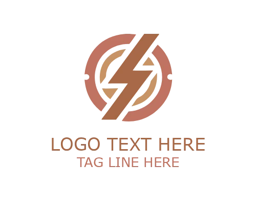 Volt Lightning Logo for Electric and Tech Branding
