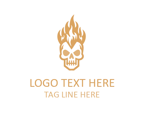 VortexBlade Punk Skull Logo