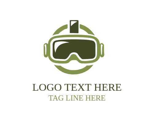 VR Vision Glasses Logo for Innovation Brands