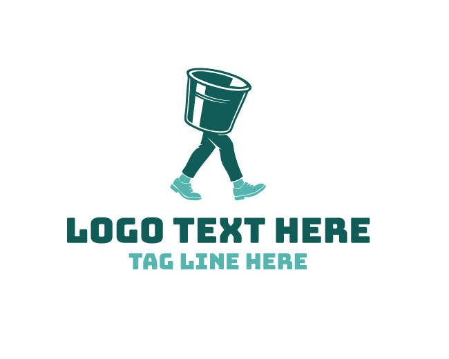 Walking Bucket Utility Logo