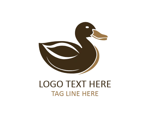 Walking Duck Logo for Playful Nature Branding