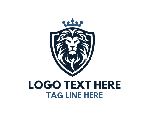 Walking Lion King Wilderness Logo