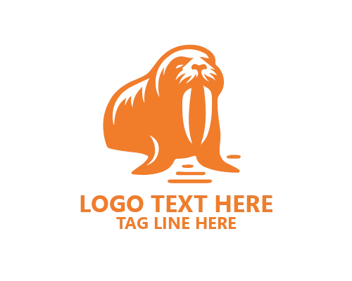 Walrus – Minimal Mascot Logo