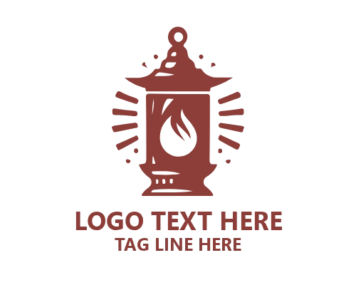 Warm Light Lantern Logo