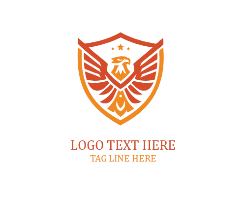 Warrior Eagle Shield Logo