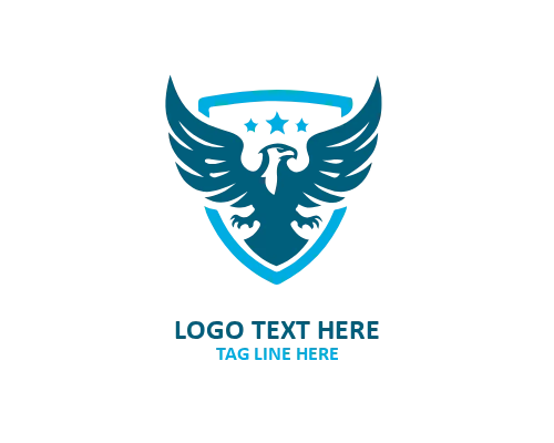 Warrior Eagle Shield Logo