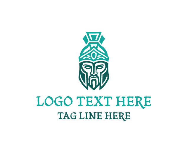 Warrior Face Horn Logo