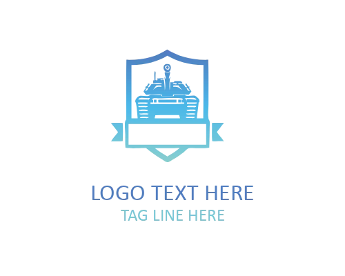 Warzone Dominance Tank Logo for Battle Themed Media