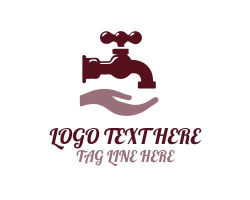Water Flow Tap Logo