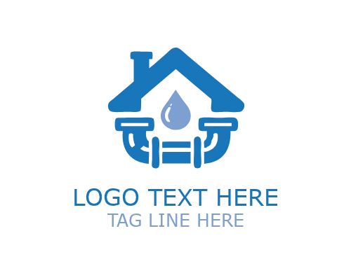  Water Pipe House Logo